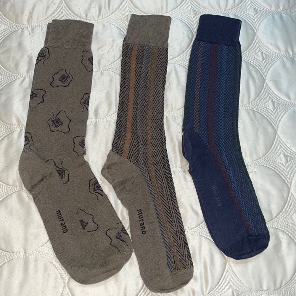 Bundle of‎ 3 pairs of Murano men’s socks